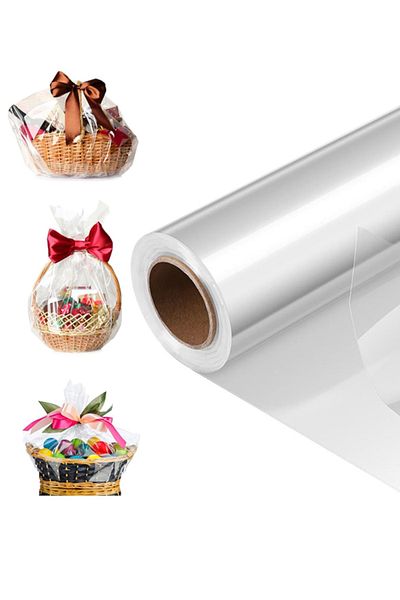 OLİ Art 70Cmx50Meter Roll Gelatin - 30 Microns Thickness, 100% Clear Coil