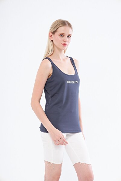 Moda Işık Αθλητής Brooklyn Printed Thick Strap - Χρώμα Ανθρακί