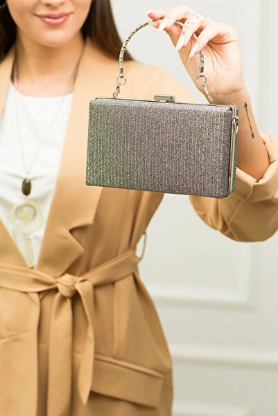 WMİLANO Portofoliu rochie de seară pentru femei cu curea cu lanț cu sclipici ...