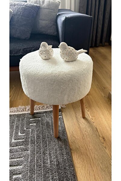 Fahrettin Küçük ROMA Wellsoft Çok Amaçlı Dekoratif Puf Kedi Yatağı Makyaj Mas...