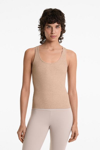 Oysho Knit sleeveless T-shirt