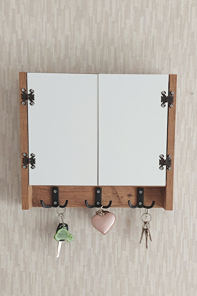 hobicehayaller صندوق تخزين مزخرف بسلسلة مفاتيح مقاس 35 × 40 سم!