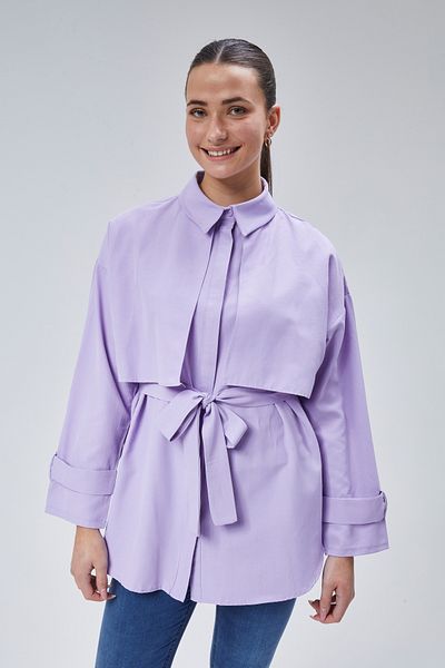 lurex moda Belted Shirt with Robe
