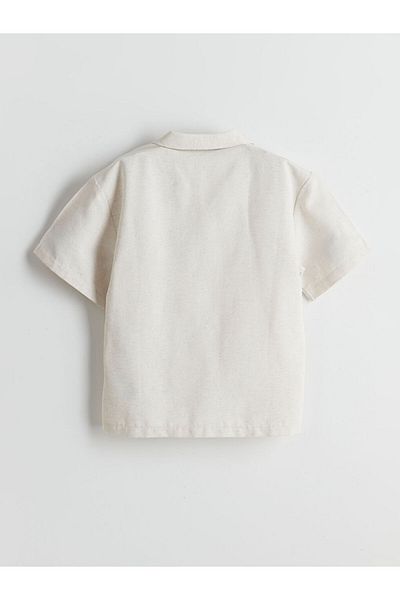 LC Waikiki Linen Blended Boy's Shirt