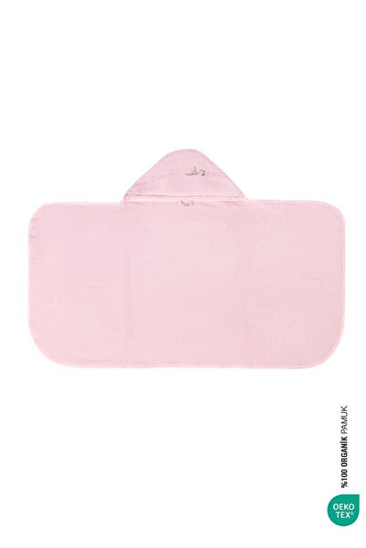 İrya Bebe Marin Büyük Bebek Havlusu Pembe 80x135