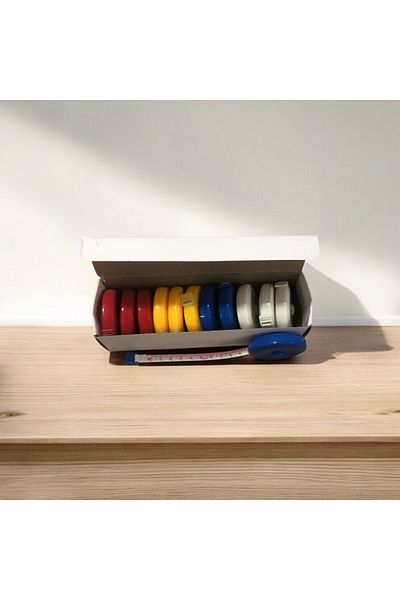 Yumuşakkeçe Automatic Tape Measure - 150 Cm, Rewind, 12 Pieces in Pack