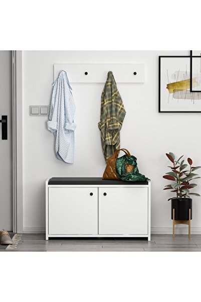 İNARCH DİZAYN Zen Askılıklı Ayakkabılık Beyaz