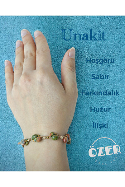 Düğümlü Unakit bileklik