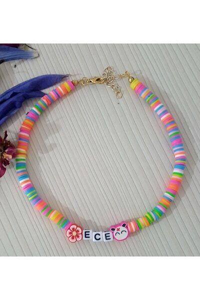 Galibarda Renkli Fimo Isimli Cocuk Kolye