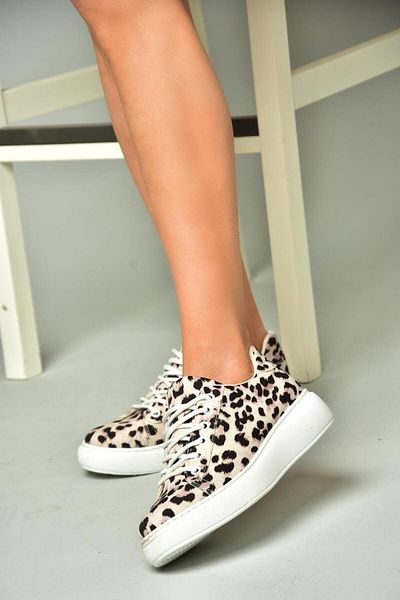 Fox Shoes Cumpărați pentru 602045004   Pantofi sport de damă din țesătură bej