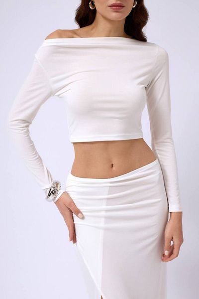 Secret Passion Lingerie Fusta maxi pentru femei de sezon nou cu detaliu cu fante 52202044