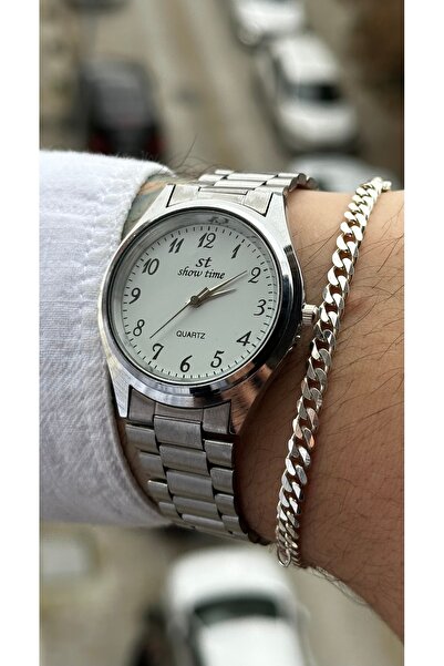 Show Time Steel Men's Wristwatch