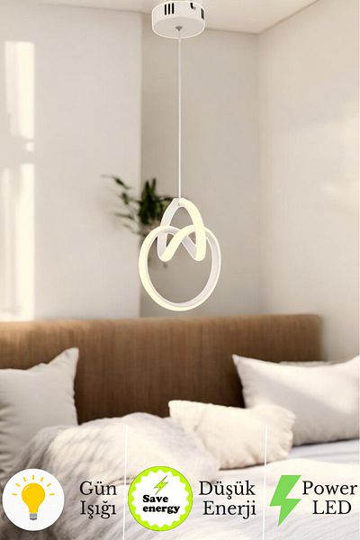neeko Emily Modern Pendant Lamp Power Led Chandelier Daylight - White Case