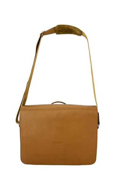 louisiana polo Ανδρική τσάντα Guard από γνήσιο δέρμα - Tan 1741
