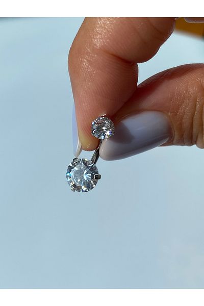 kurukafagift Navel Piercing Steel Zircon Stone