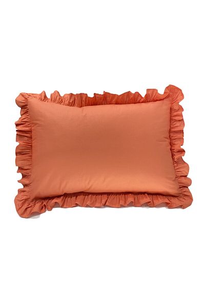 LILYUM Αρχική 100% βαμβακερή μαξιλαροθήκη Frilly 50x70 cm (1 ΤΜ)