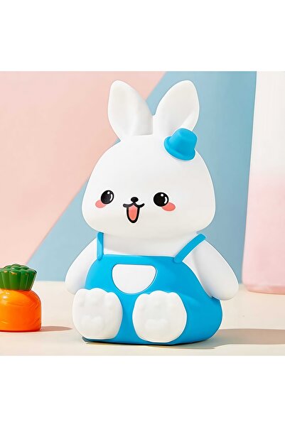 CUTTY LAMP Sevimli Tavşan Şekilli Yumuşak Dokunmatik Çocuk Bebek Odası Hediye...