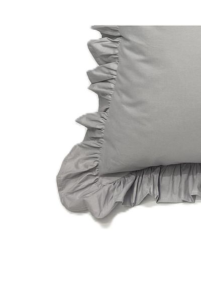 LILYUM Αρχική 100% βαμβακερή μαξιλαροθήκη Frilly 50x70 cm (1 ΤΜ)