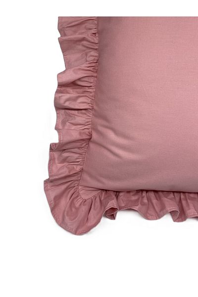LILYUM Αρχική 100% βαμβακερή μαξιλαροθήκη Frilly 50x70 cm (1 ΤΜ)