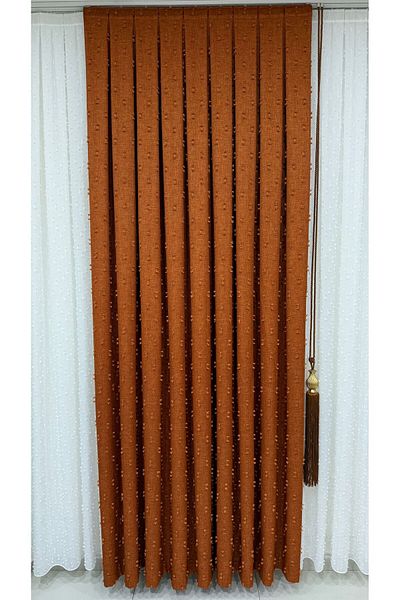 Fon Dünyası Clipboard Background Curtain Ruffle Detailed Tile (Single Wing)