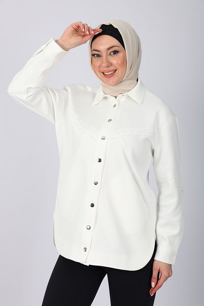 Trendingsize Skuba Jacket with Lace Strip Closure