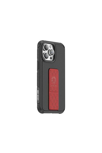 Green Lion Series 79 Case With Leather Wrist Band Stand For iPhone 14 Pro (6.1") - Re
