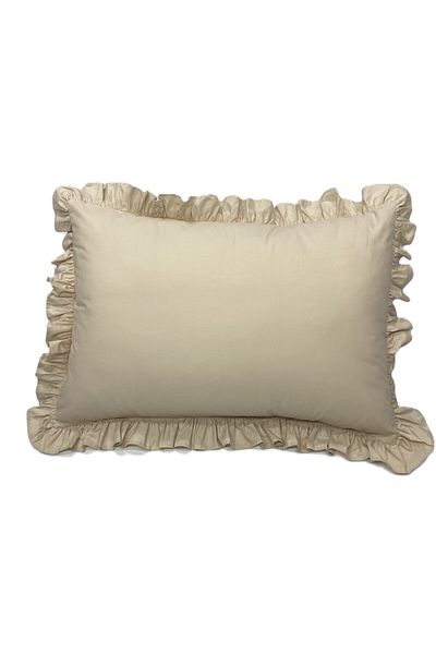 LILYUM Față de pernă cu volane 100% bumbac 50x70 cm (1 buc)
