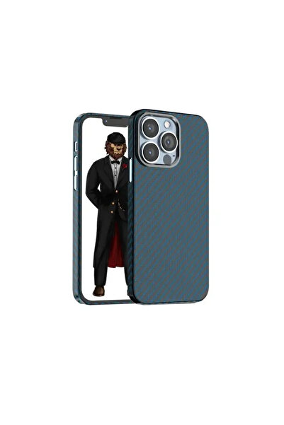 Green Lion جراب كربون برو مع حلقة معدنية للكاميرا لهاتف iPhone 13 Pro Max (6....