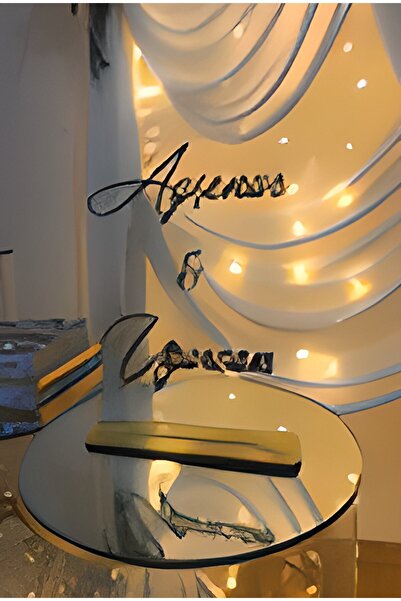 Elfora Söz & Nişan Kişiye Özel Pleksi İsimlik