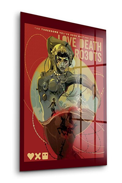 Decovetro Кам Табло Любов Смърт Роботи Джибаро Постер