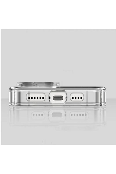 Green Lion جراب ديلجادو للكمبيوتر الشخصي لهاتف iPhone 16 Pro - شفاف