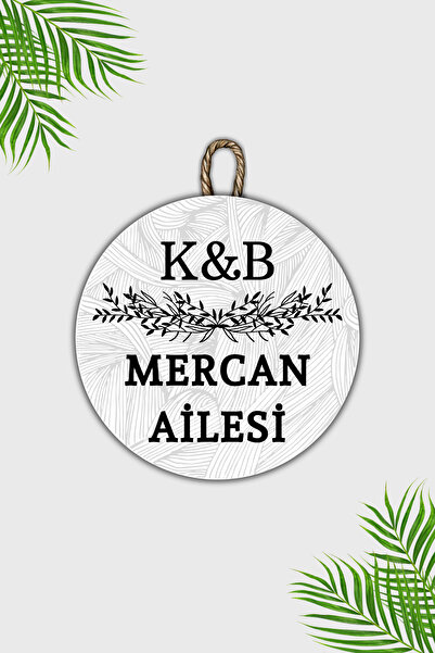 Dormot Home Modern Kapı Süsü - Beyaz Kişiye Özel Baş harf ve soyisim Tasarım ...