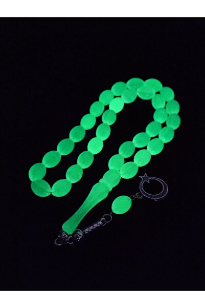 Lio20 Cat's Eye Rosary Glowing in the Dark Green Phosphorescent Rosary Accessory Bijouterie Gift Rosary