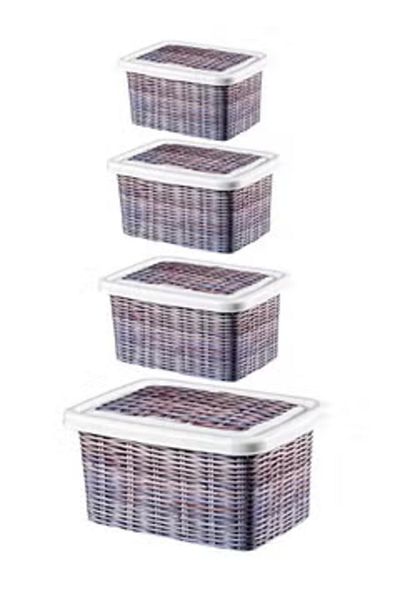 Generic Plastic Storage Boxes 4 Pcs Spain