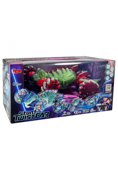 dekantoys Uzaktan Kumandalı Full Fonksiyon Dinozor Bilekten Kontrol Şarjlı 2.4G Elle Kontrol Dinozor Araba