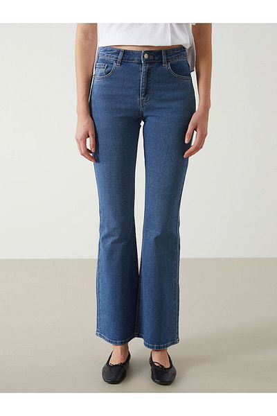 LC Waikiki Pantaloni de damă New Season Mars Flare - S51940Z8