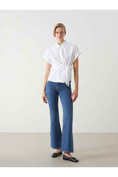 LC Waikiki Pantaloni de damă New Season Mars Flare - S51940Z8