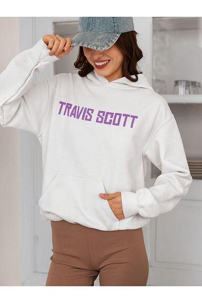 SEVBANO Travis Scott Printed Unisex Oversize Rapper Singer Hoodie