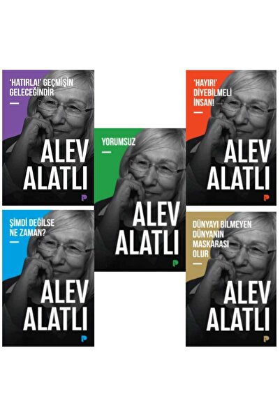 Pınar Yayınları ALEV ALATLI 5'Lİ KİTAP SETİ 'HATIRLA' GEÇMİŞİN GELECEĞİNDİR/ ŞİMDİ DEĞİLSE NE ZAMAN/ YORUMSUZ/