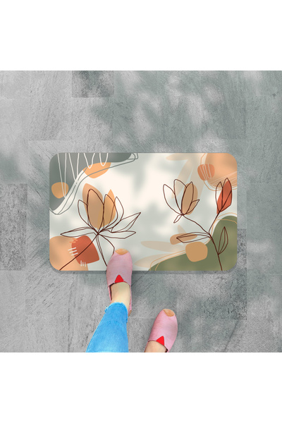 M&H Quality Digital Printed Pattern Decorative Door Front and Indoor Mat Washable Non-Slip Base