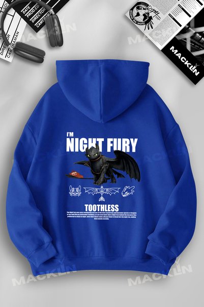 macklin سويت شيرت بقلنسوة مطبوع بتصميم خاص للنساء والرجال من Night & Light Fu...