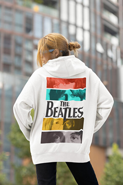 SEVBANO The Beatles majica sa kapuljačom unisex oversize muzičke grupe