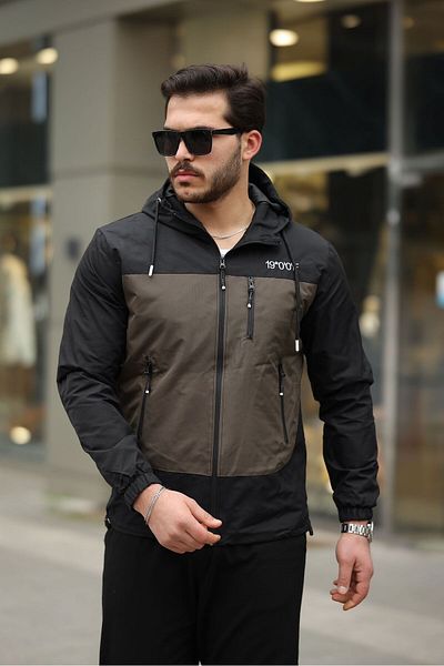 FLUEND MODA Men's Water and Windproof Seasonal Coat Jacket