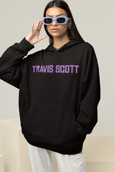 SEVBANO Travis Scott Printed Unisex Oversize Rapper Singer Hoodie