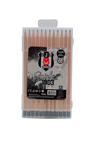 Beşiktaş Beşiktaş Orijinal Lisanslı Kalem Bileklik Kuru Boya Silgi Hediyelik Set