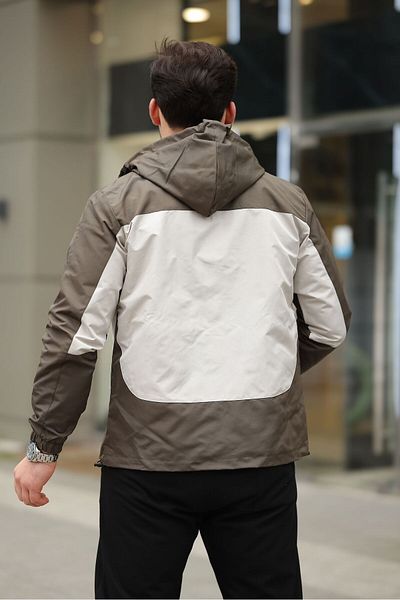 FLUEND MODA Men's Water and Windproof Seasonal Coat Jacket