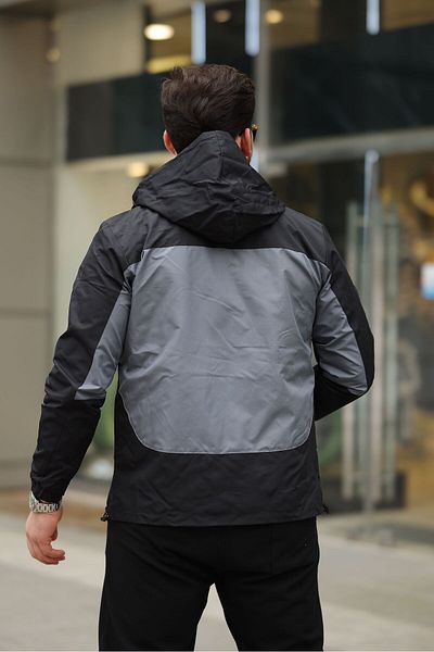 FLUEND MODA Men's Water and Windproof Seasonal Coat Jacket