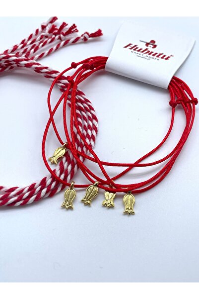 Concept HuBuTU Marteniçka Hediyelik Kartlı Jelatinli Dilek ve Şans Bilekliği ...