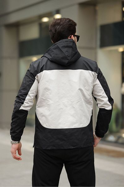 FLUEND MODA Men's Water and Windproof Seasonal Coat Jacket