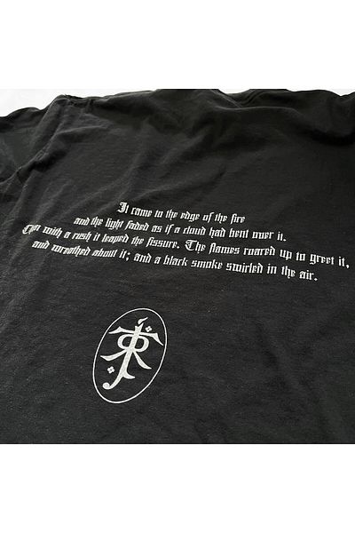 LEIVOR Silmarillion & LOTR Special Detailed Design Μαύρο μπλουζάκι Unisex με στάμπα